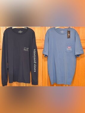 Vineyard Vines Men's Pocket Tee Shirts Size XL (two shirt Lot)